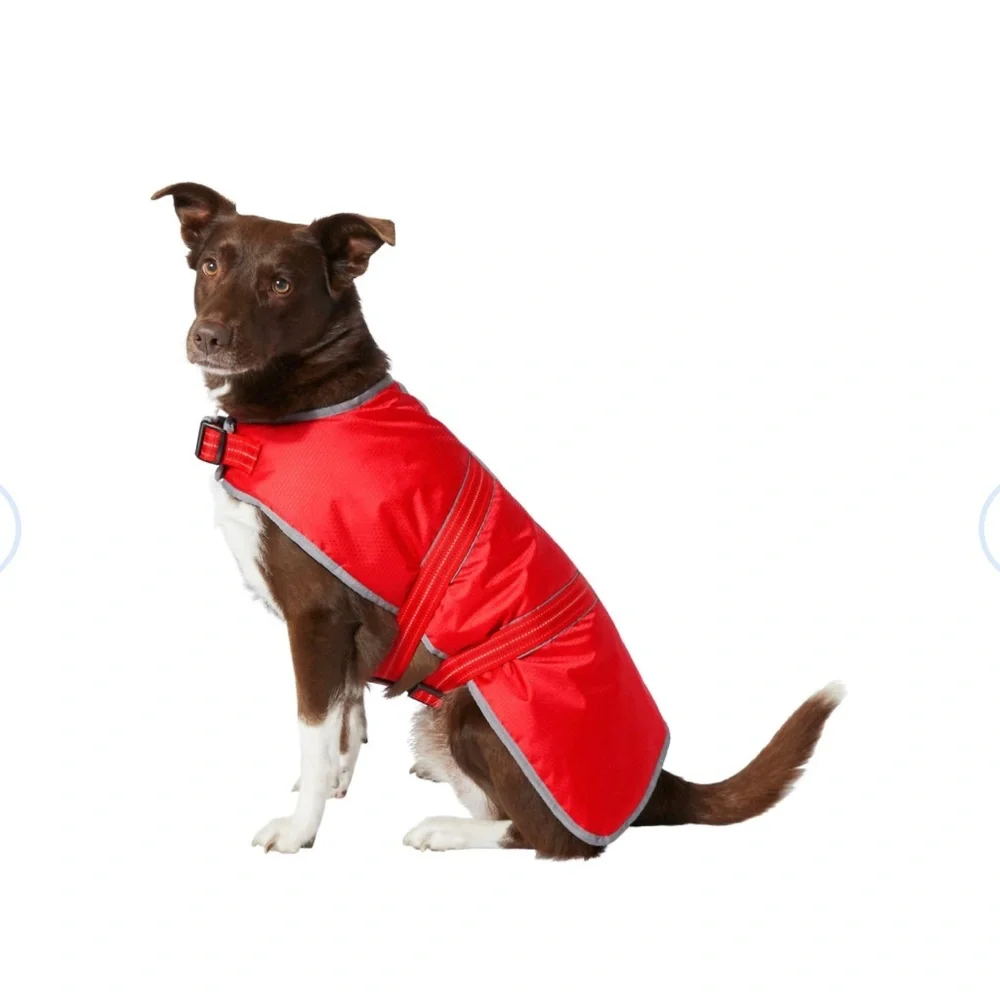 KONG Rip-Stop Dog Blanket Coat Red Small